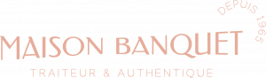 Logo horizontal de la maison Banquet traiteur & authentique depuis 1965